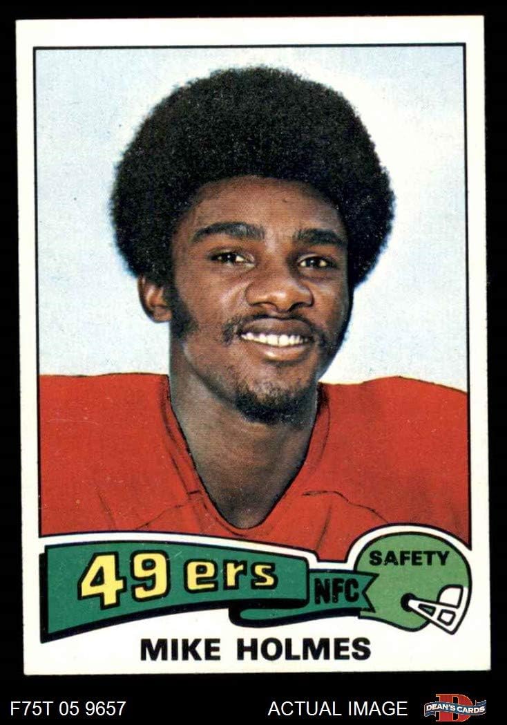 1975 Topps # 478 Mike Holmes San Francisco 49ers (Football Card) Dean's Cards 5 - EX 49ers Texas Southern