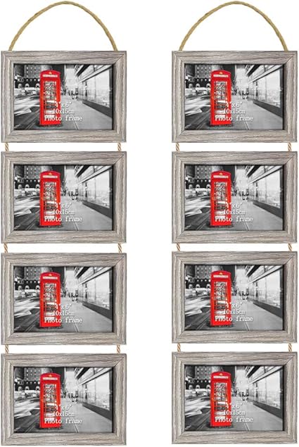 4x6 Picture Frame Set With 8 Opening Collage Horizontal Hanging Rope Frames For Wall Display Amazon Co Uk Home Kitchen 4x6 Picture Frame Set With 8 Opening Collage Horizontal Hanging Rope Frames For Wall Display Amazon Co Uk Home Kitchen