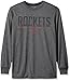 NBA Ultra Game Men's Performance Poly Long Sleeve T-Shirt, Charcoal Gray, ,