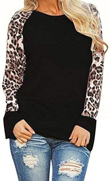 plus size leopard sweatshirt