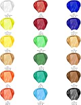 Artecho 18 Color Acrylic Paint Set 2 oz with 10 Brushes Non-Toxic view 2