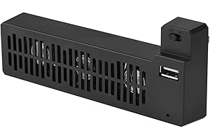 Portable Heat Reducing USB External Cooling Fan for Xbox ONE X Game Console, Built in 3 High Speed Fans Heat Reducing Side Mo