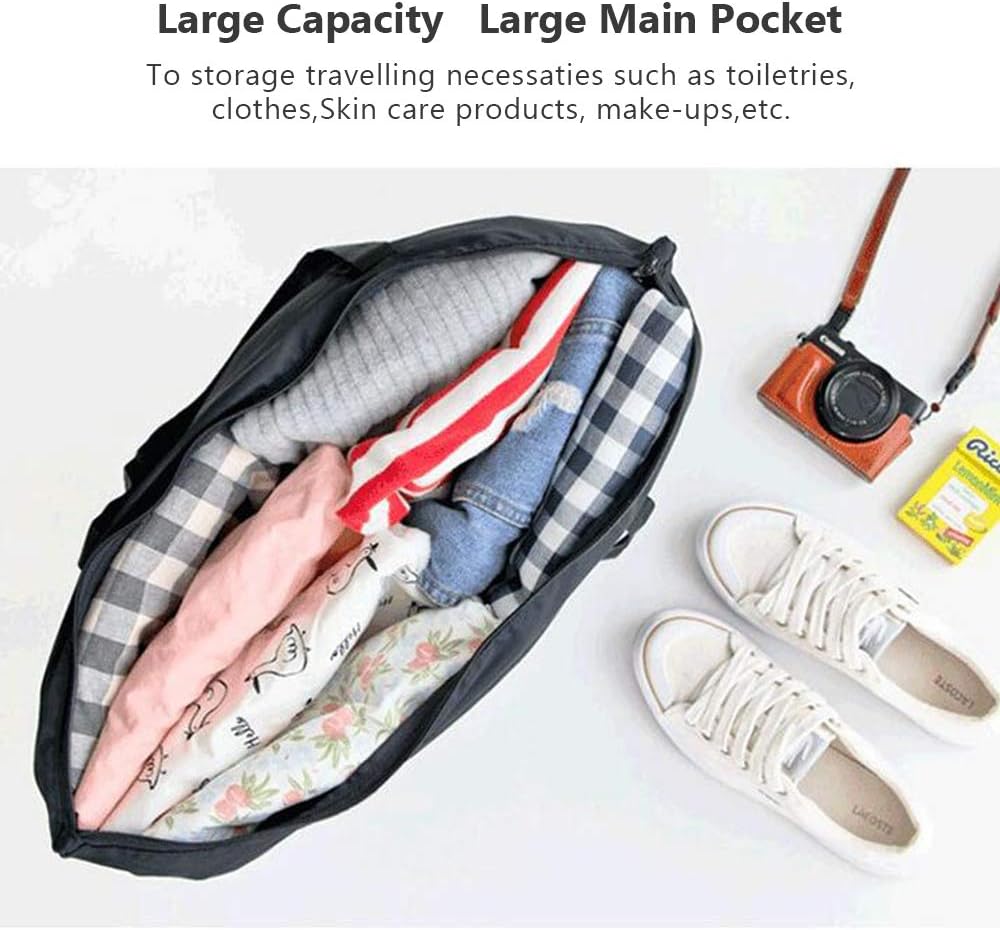Bolsa Viaje Plegable BAGZY 60L Con Compartimento Para Zapatos Y