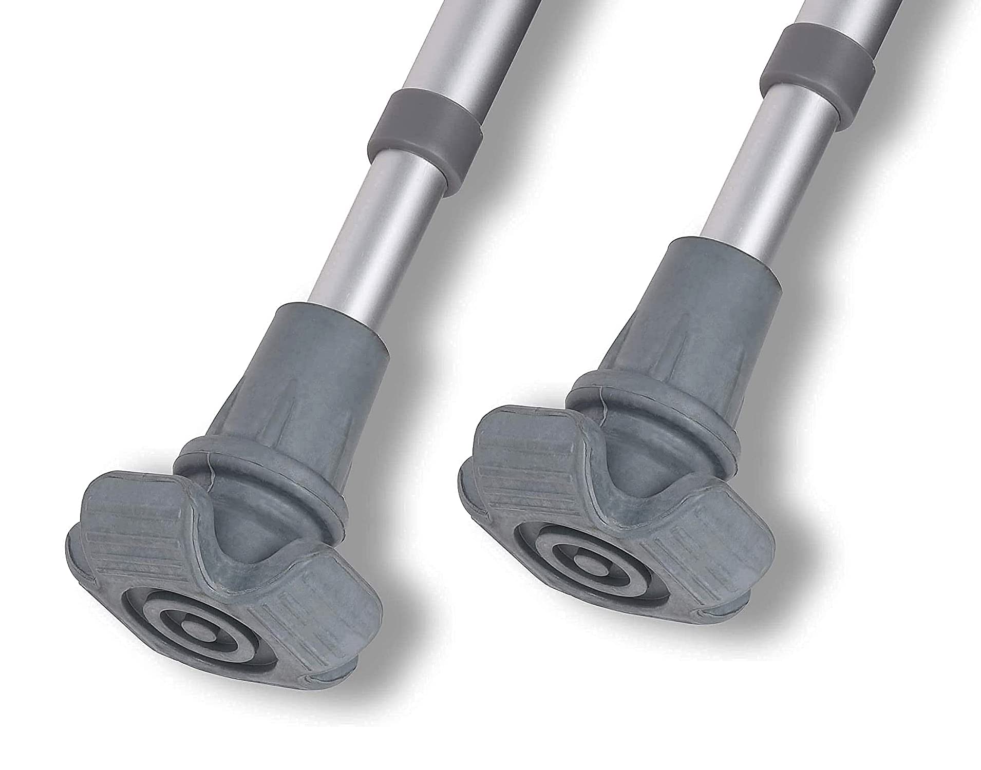 Lifeswonderful - Pair of 22mm 7/8" Large Rubber Crutch Tips Foot Ferrules for Greater Stability