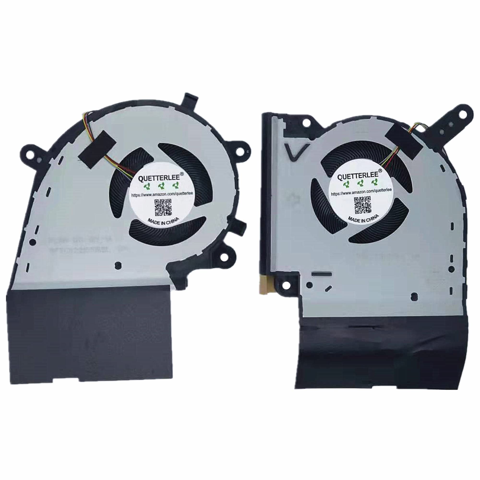 Photo 1 of QUETTERLEE New Laptop CPU+GPU Cooling Fan for ASUS ROG Strix G17 G712 G712LU G712LV G712LW G712LWS G532L G712L G732LW G731 G731GW Series DFSCK22105182L FLKN FMMT DFSCK22115181L FLKP FMMU DC12V 1A Fan