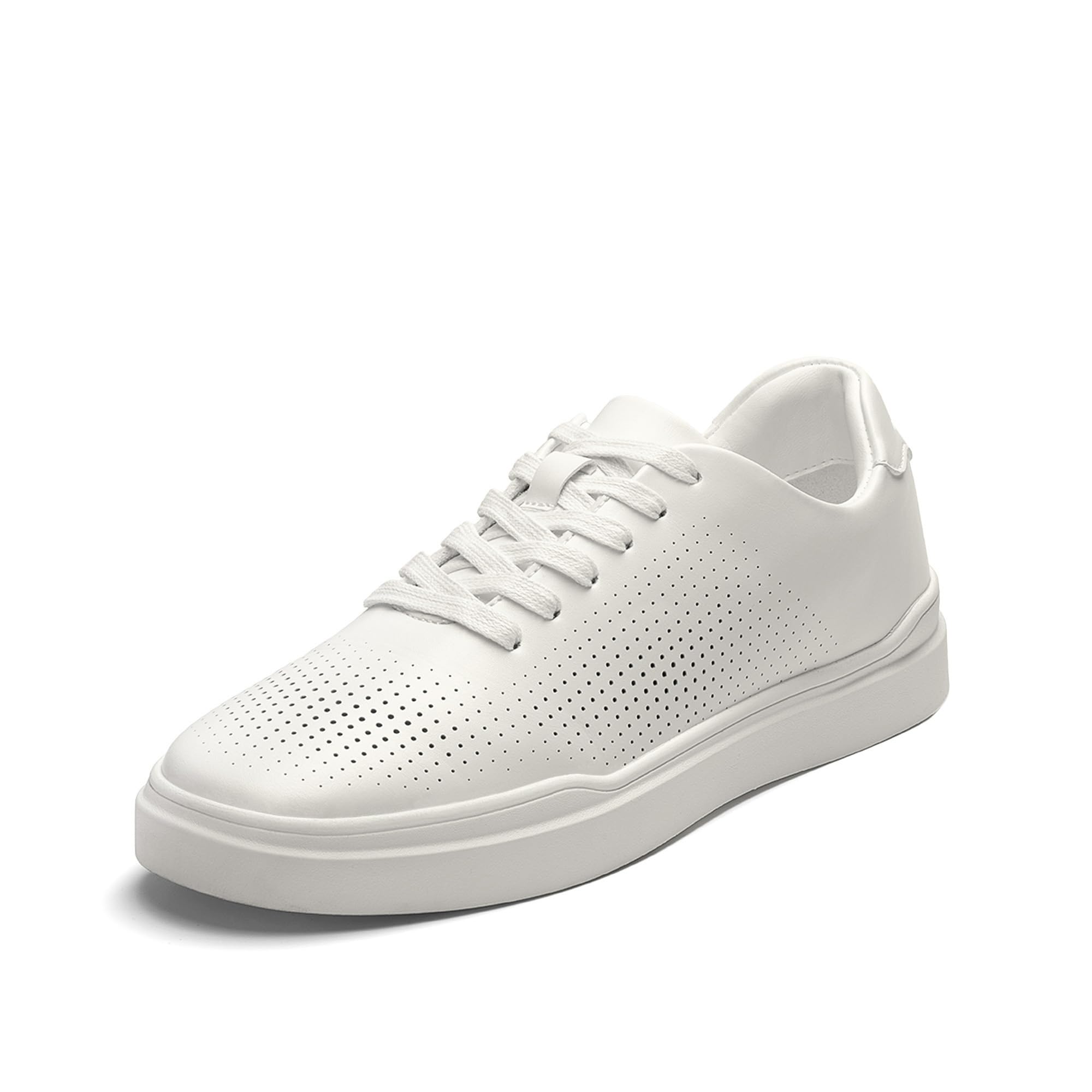 Photo 1 of Bruno Marc Men's Casual Dress Sneaker Business Casual Shoes for Men Lightweight Breathable Fashion Sneakers WaveFlex CoreLux,Size 9,White,BMUMFN2520