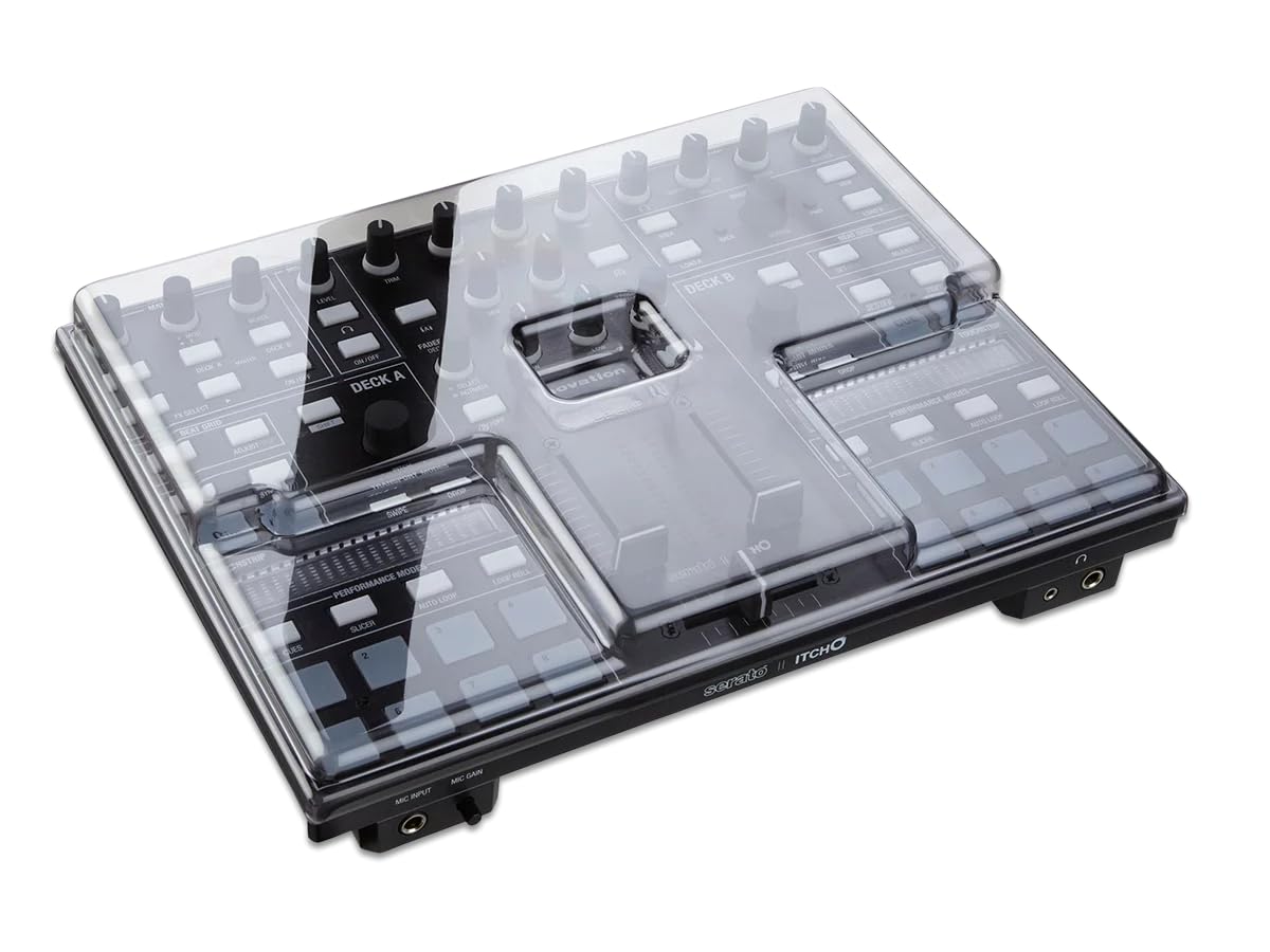 Decksaver Cover for Novation Twitch - Super-Durable Polycarbonate Protective lid in Clear Colour, Made in The UK - The DJs' Choice for Unbeatable Protection