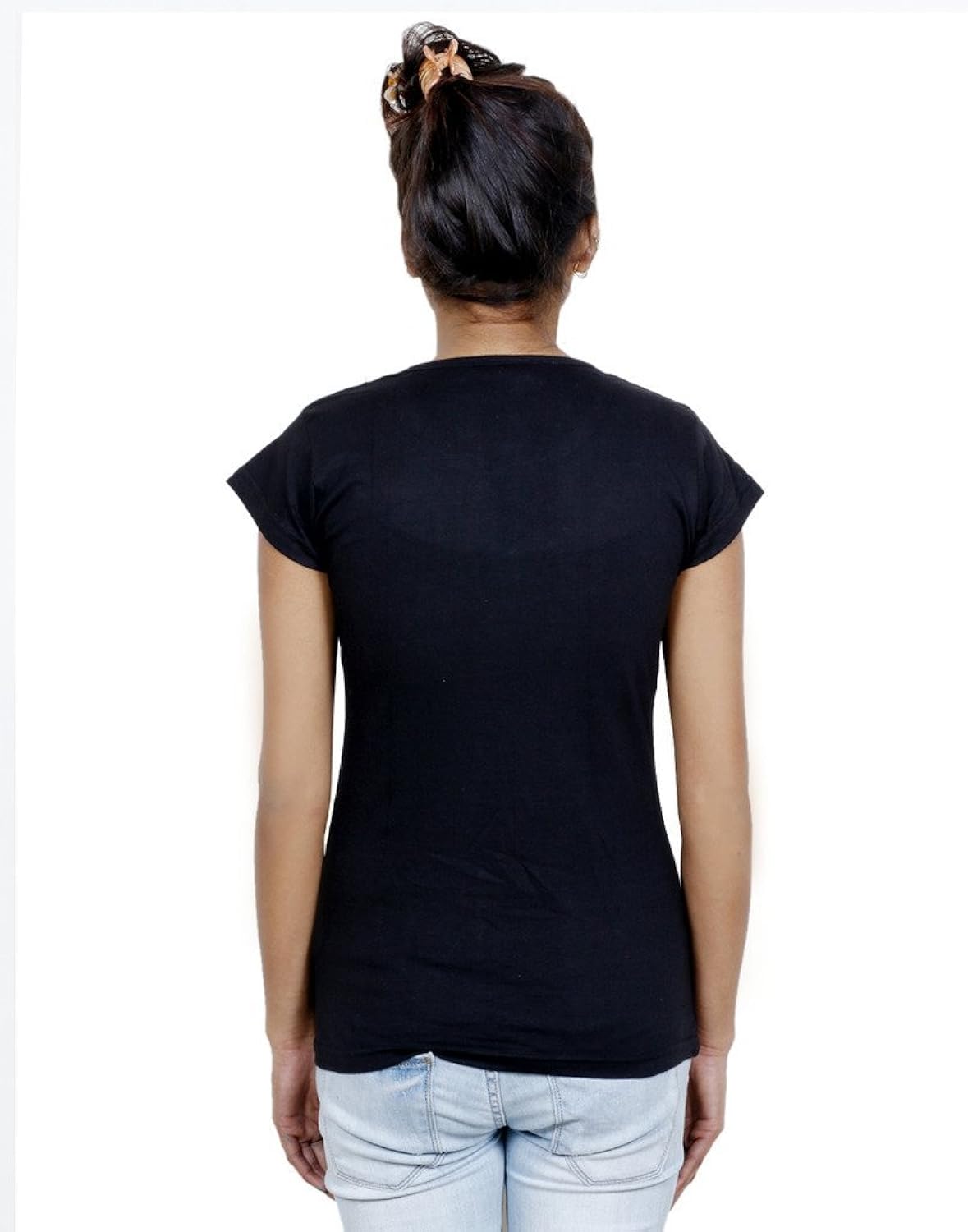 indistar women's cotton t-shirt combo offer (pack of 5 t-shirt)