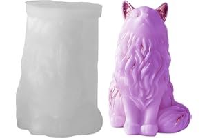 3D Cat Silicone Mold – Maine Coon Design, DIY Soap Candle Chocolate Resin Casting | Crafting Mold, Pet Shaped Tool For Handma