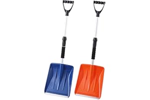 YEITSNOW Kids Snow Shovel Snowman Maker Portable Snow Removal Winter Emergency Tools for Car Driveways Use with Extendable Ha