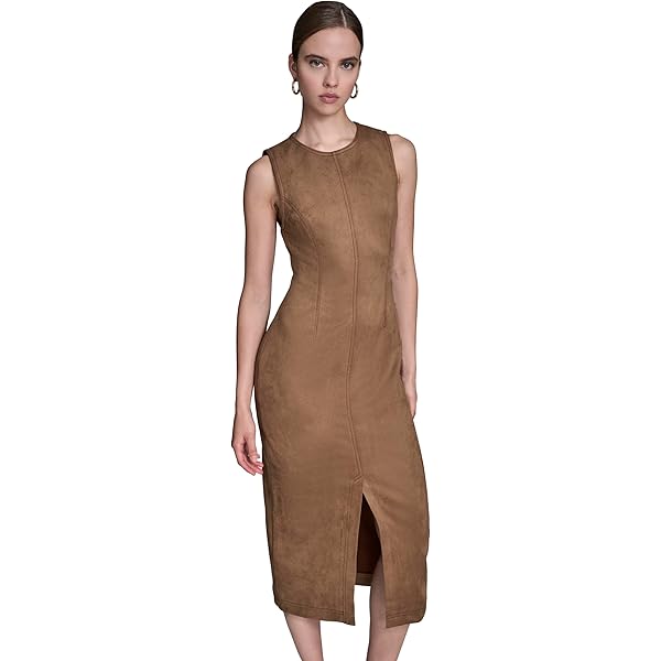 Amazon.com: BCBGNY Women's One Shoulder Faux Leather Midi Dress, Onyx,  Medium : Clothing, Shoes & Jewelry