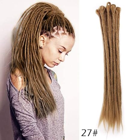 Buy Entranced Styles 27 Brown Color Dreadlock Extensions