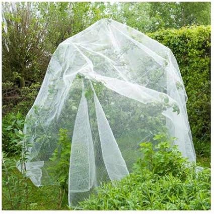 Filet De Protection Pour Arbres Fruitiers 4x10m - Maille 8mm, Polyéthylène Vert - Anti-oiseaux Et Animaux - Marque Xclou