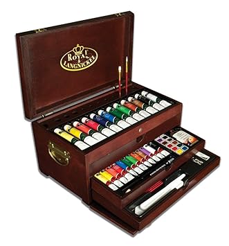 Royal Langnickel Premier Painting Chest Deluxe Art Set 80 Piece