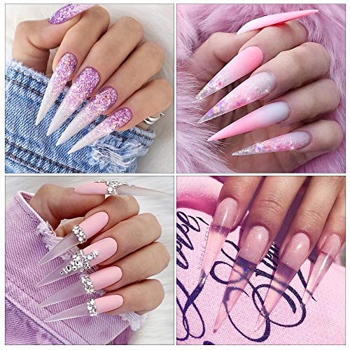 Modelones Poly Nail Gel Kit - Nail Extension Gel Kit Nail Enhancement Builder Gel Kit with 7 Luxurious Colors Quick Nail Extension Solution Gel Tube in GiftBox - Thumbnail 2