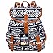 Vbiger Canvas Backpack for Women & Girls Boys Casual Book Bag Sports Daypack (Elephant Blue)