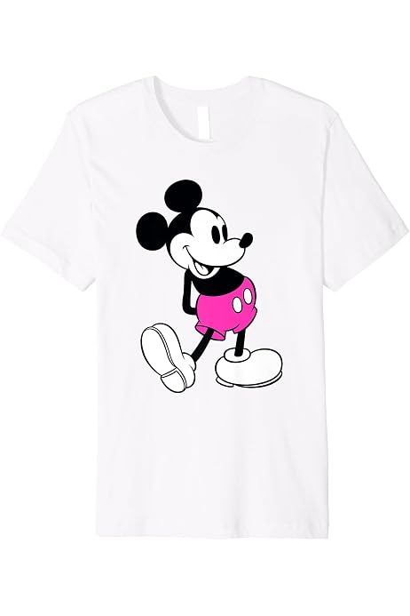 pink mickey mouse t shirt