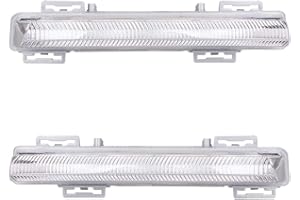Astra Depot Pair of Left Right LED Daytime Running Lights DRL Fog Lamp Compatible with Mercedes W204 S204 C180 C200 C220 C230