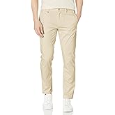 BOSS Mens Tapered Fit Cotton Blend Trousers