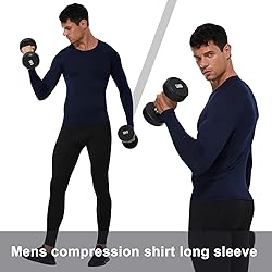 Men's Compression Shirt Long Sleeve Athletic Dry