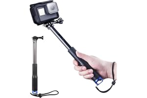 Selfie Stick for Action Camera, 36'' Extension Selfie Stick, Compatible with Hero 13 12 11 10 9 8 7 6 5 Camera More Sports Ca