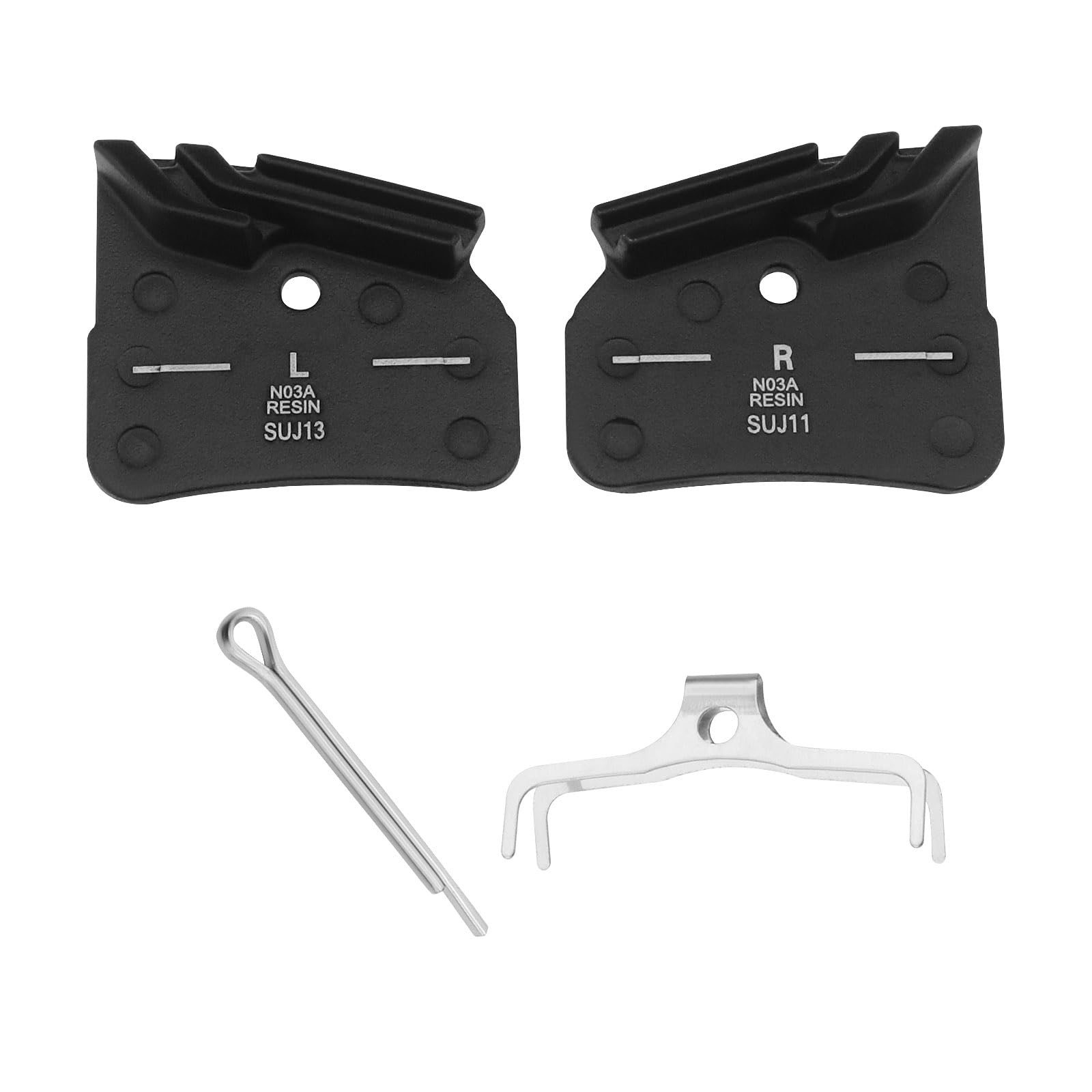 Create idea Pair of N03A Resin Brake Pads Mountain Bike Disc Brake Pads Compatible with Shimano BR-M9120(XTR) BR-M8120(XT) BR-M7120(SLX)