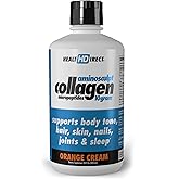HEALTH DIRECT – AminoSculpt Liquid Collagen Micropeptides – 28 FL Oz – 28 Servings – 10 Grams of Premium Medical-Grade Liquid Collagen for Women – Orange Cream