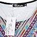 vanberfia Women's Summer Sleeveless Printed Casual Mini Beach Floral Dress