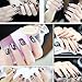 Jocestyle 30pcs Set DIY Nail Art Transfer Foil Sticker Glitter Tip Decal Decoration (30 pcs)