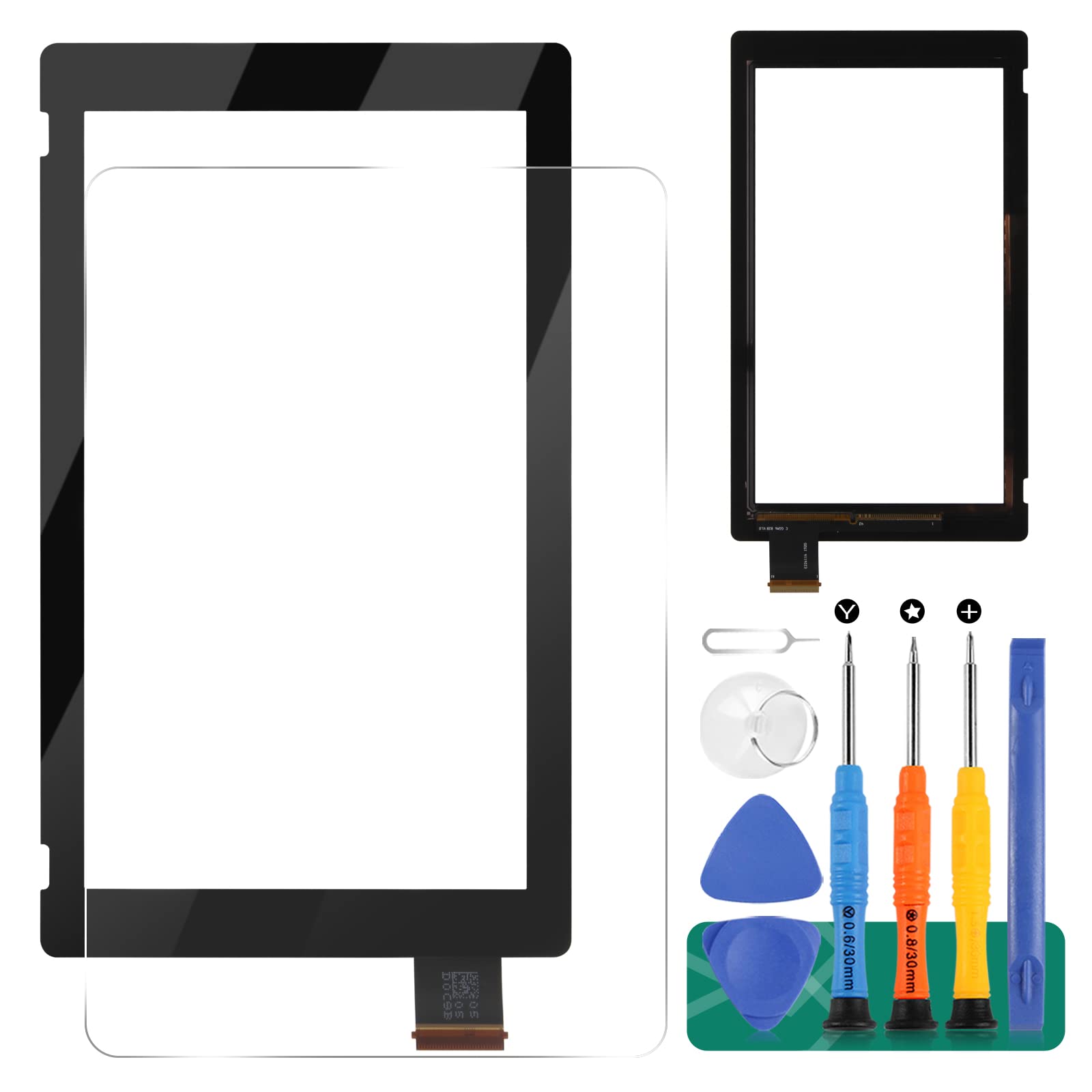 for Nintendo Switch Touch Screen Replacement HAC-001(-01) Digitizer Sensor V2 Touch Digitizer Panel Glass Repair Parts Kits (V2 HAC-001(-01) Touch Screen)