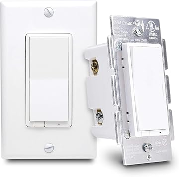 Amazon Com Interruptor De Luz De Intensidad De Pared Con Wifi Inteligente De 3 Vias Funciona Con Interruptor De 3 Vias Regular Funciona Con Alexa Y Google Home Home Improvement