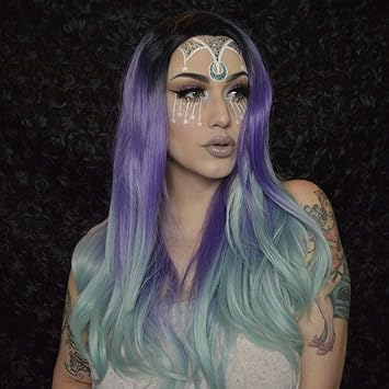 colorful lace front wigs
