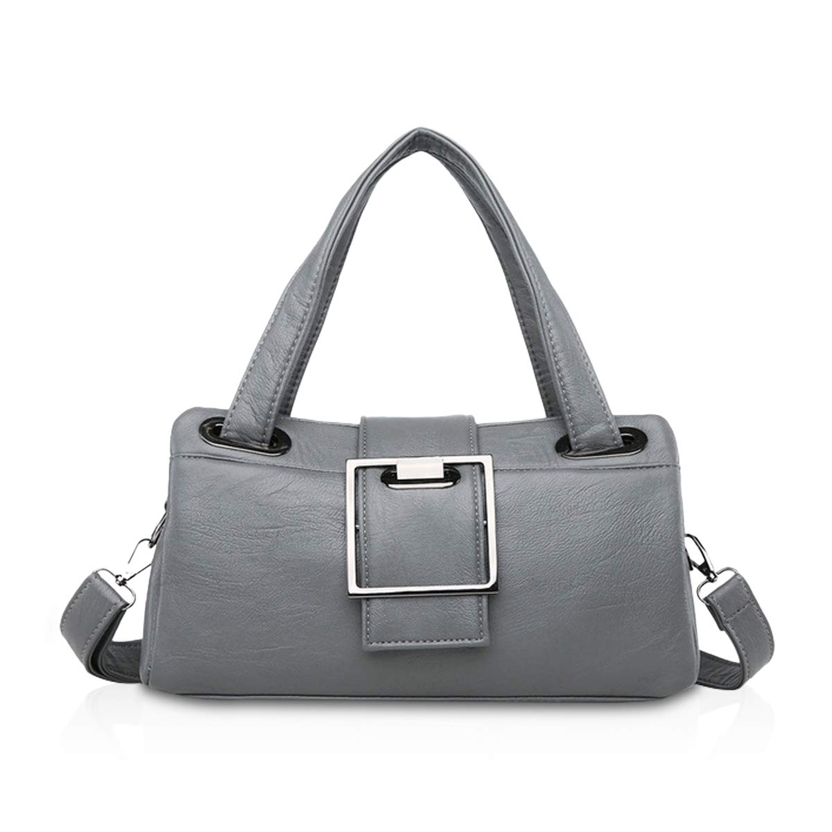 NICOLE & DORIS Women Handbags Handbags for Ladies Fashion Handbag Crossbody Bags Women Retro Handbag PU Leather Gray