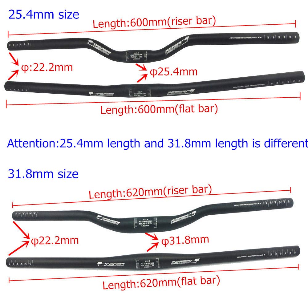 Mini Bike Handlebars Bike Handlebar Ultralight Aluminum Alloy Flat
