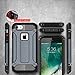 iPhone 7 Case Shockproof, Mpaltor Slim Anti-scratch Protective Dual Layer Shock Resistant PC + TPU Armor Defender Back Cover for iPhone 7 4.7 inch Black