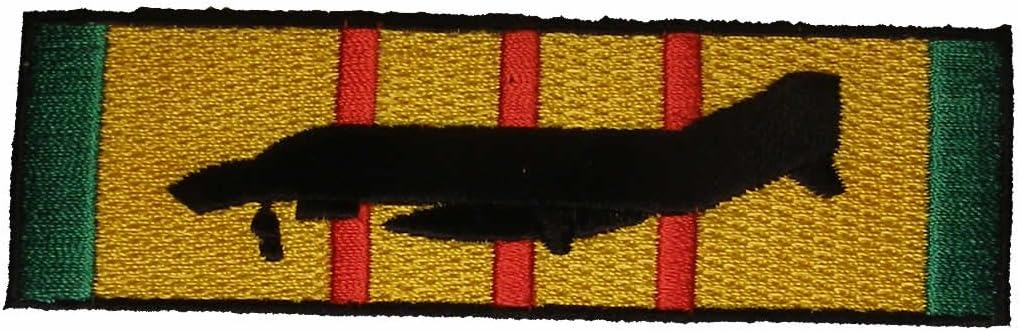 United States Marine Corps - Air Force - Navy McDonnell Douglas F-4 Phantom on Vietnam Service Ribbon Military Patch - Veteran Owned Business