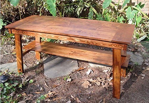 Desk Pine 21" Deep Farm Door In Multiple Widths With Printer, Accessory and Utility Shelves and Optional Drawer