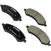 BOSCH BC1084 QuietCast Premium Ceramic Disc Brake Pad Set - Front | Compatible with Select Chrysler Aspen; Dodge Dakota, Durango, Ram 1500; Mitsubishi Raider; Ram 1500, Dakota