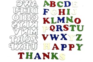 MESYGK Metal Capital 26 Letters Die Cuts Upper 26 Alphabet Cutting Dies Embossing Stencils Template Mould for Card Making Decoration and DIY Scrapbooking Album