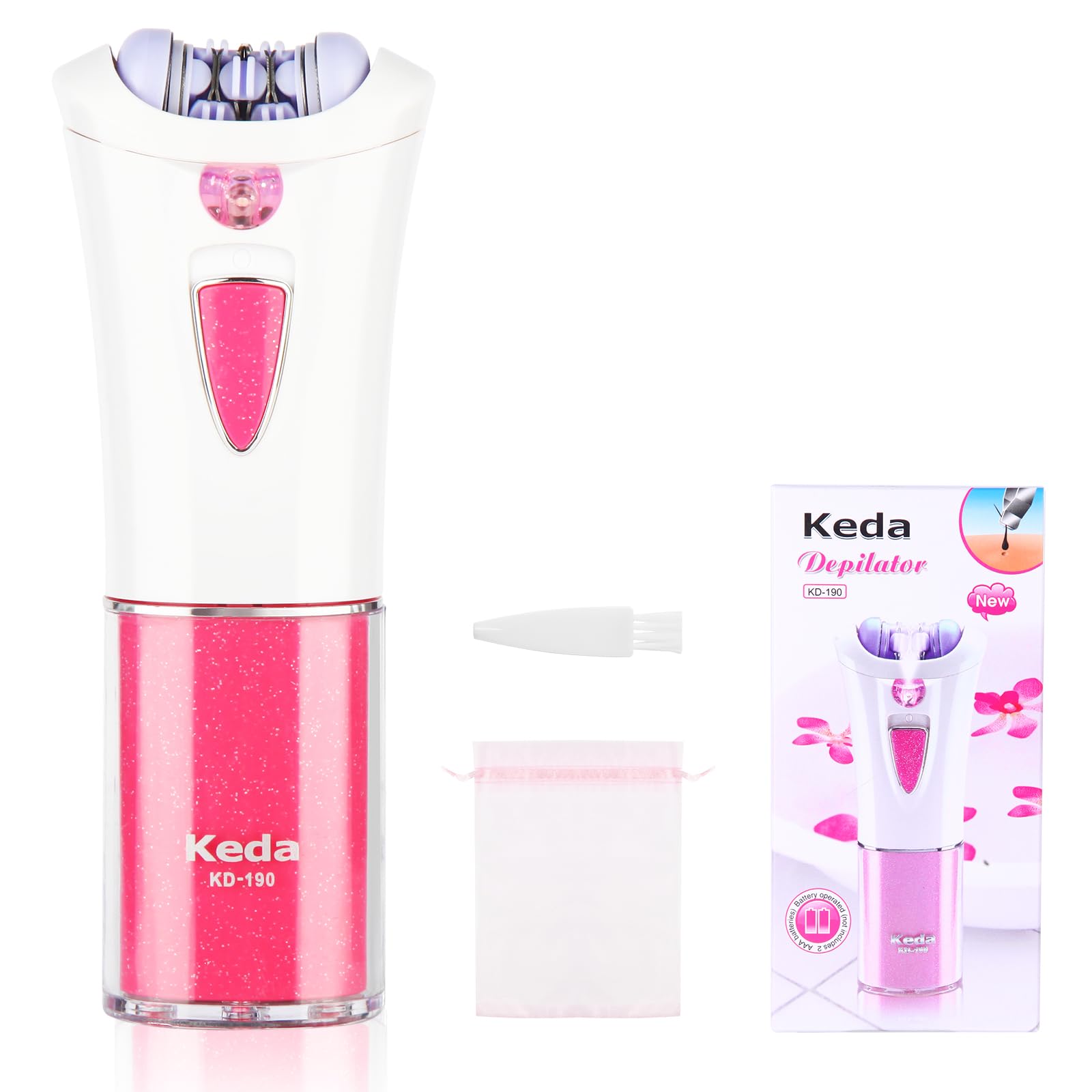 Photo 1 of Epilators Hair Removal for Women, Hair Removal Device with LED Light, Electric Trimmer for Epilator Bikini, Face, Arm, Legs, Armpits