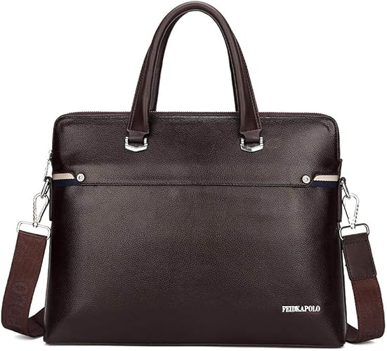 Amazon Co Jp 革メンズバッグファッションショルダーメッセンジャーポータブルメンズとマザーバッグ ブラウン横型シングルバッグ シューズ バッグ