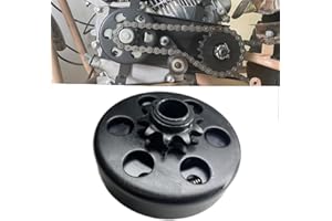 QYMOTO 3/4‘’ Bore 10 Tooth Clutch Mini Bike Clutch 10T Go Kart 40/41/420 Chain Centrifugal Clutch for Predator 212 Clutch, Coleman CT200U BT200X Baja MB165 MB200 (CT200U with19mm Shaft Version)