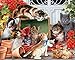 Vermont Christmas Company Garden Cats Jigsaw Puzzle 1000 Piece