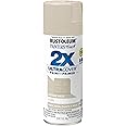 Rust-Oleum 334040 Painter's Touch 2X Ultra Cover Spray Paint, 12 oz, Gloss Cottage White