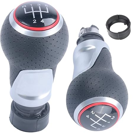 Semoss Auto Tuning Innenraum Zubehör 5 Gang Manuell Universal Schaltknauf 12mm
