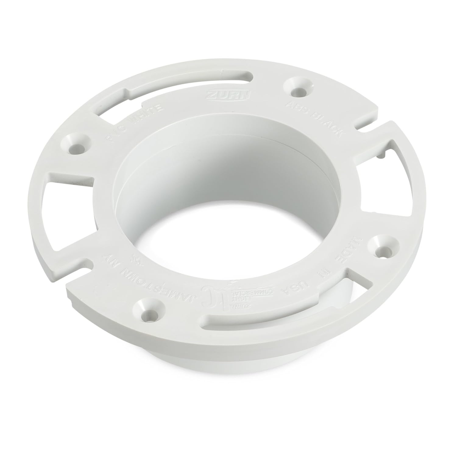 Zurn Cf2989 Pv3 Pvc Flush Floor Spigot Closet Flange 3 Hub