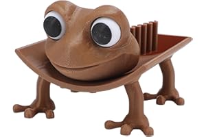 Frog Toilet Paper Holder - Funny Bathroom Tissue Roll Stand for Shelf, Countertop or Floor - Unique Frog Paper Towel Storage