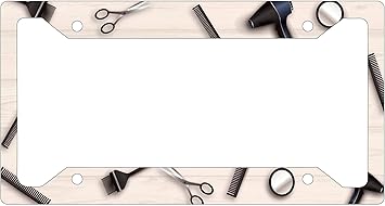 Amazon Com Careers Hair Stylist Graphics Desing Metal License