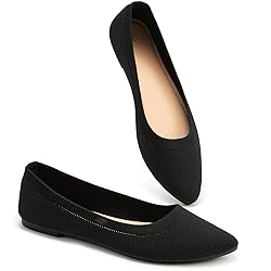 BABUDOG Women's Mesh Flats Shoes Pointed-Toe Dress