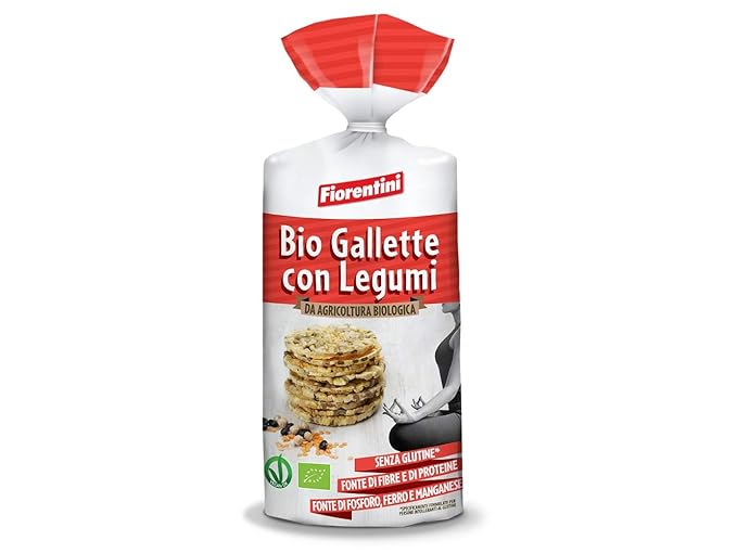 Fiorentini Gallette Di Mais Con Legumi Da Agricoltura Biologica Pacco Da 12 X 120 G